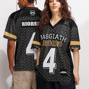 Fourth Wing Football Jersey, Basgiath Riders, Wingleader, Riorson, Bookish merch