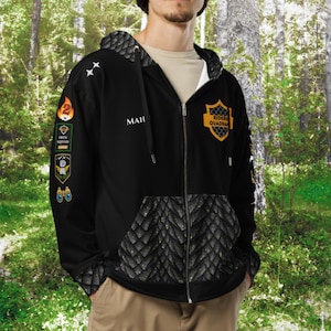 Fourth Wing Cosplay Hoodie, Liam Mairi Dragon Rider Flight jacket, bookish merch