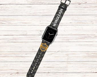 Fourth Wing watch band, Dragonscale Riders Quadrant Wingleader apple compatible smartwatch band, bookish accessories