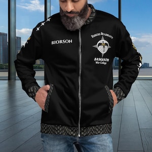 Fourth Wing Xaden Riorson Flight Jacket, Wingleader Cosplay, Basgiath Dragon Rider, bookish apparel