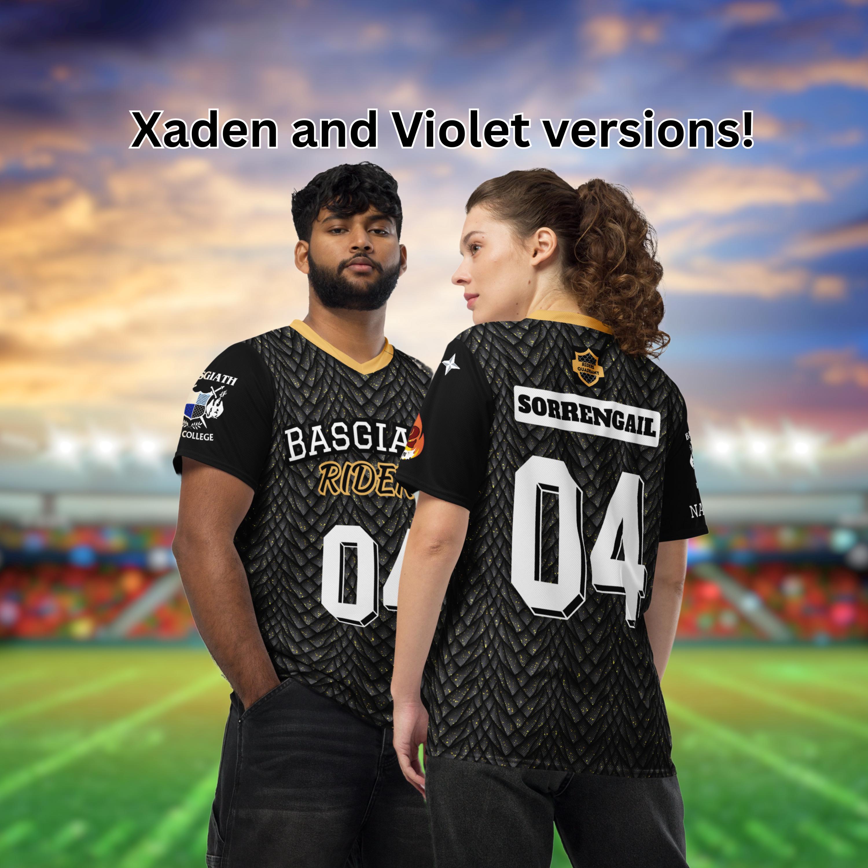 Fourth Wing Soccer Jersey, Basgiath Dragon Riders Quadrant Bookish