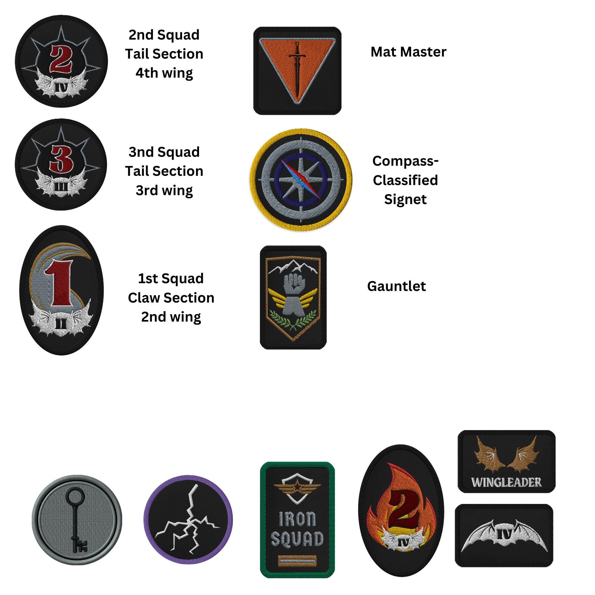 Custom Fourth Wing Flight Jacket, Basgiath Dragon Riders Quadrant