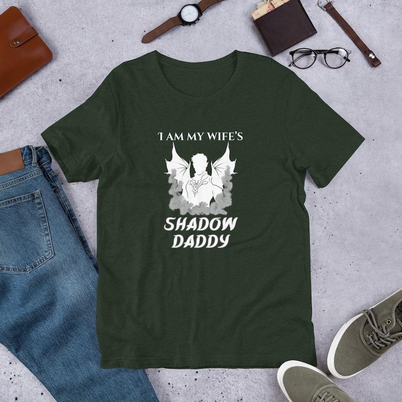 Shadow Daddy shirt, Book shirt for Husband, Fantasy Romance Tee, Fae Lord Warrior t-shirt, book lover gift, Romantasy Booktok gift