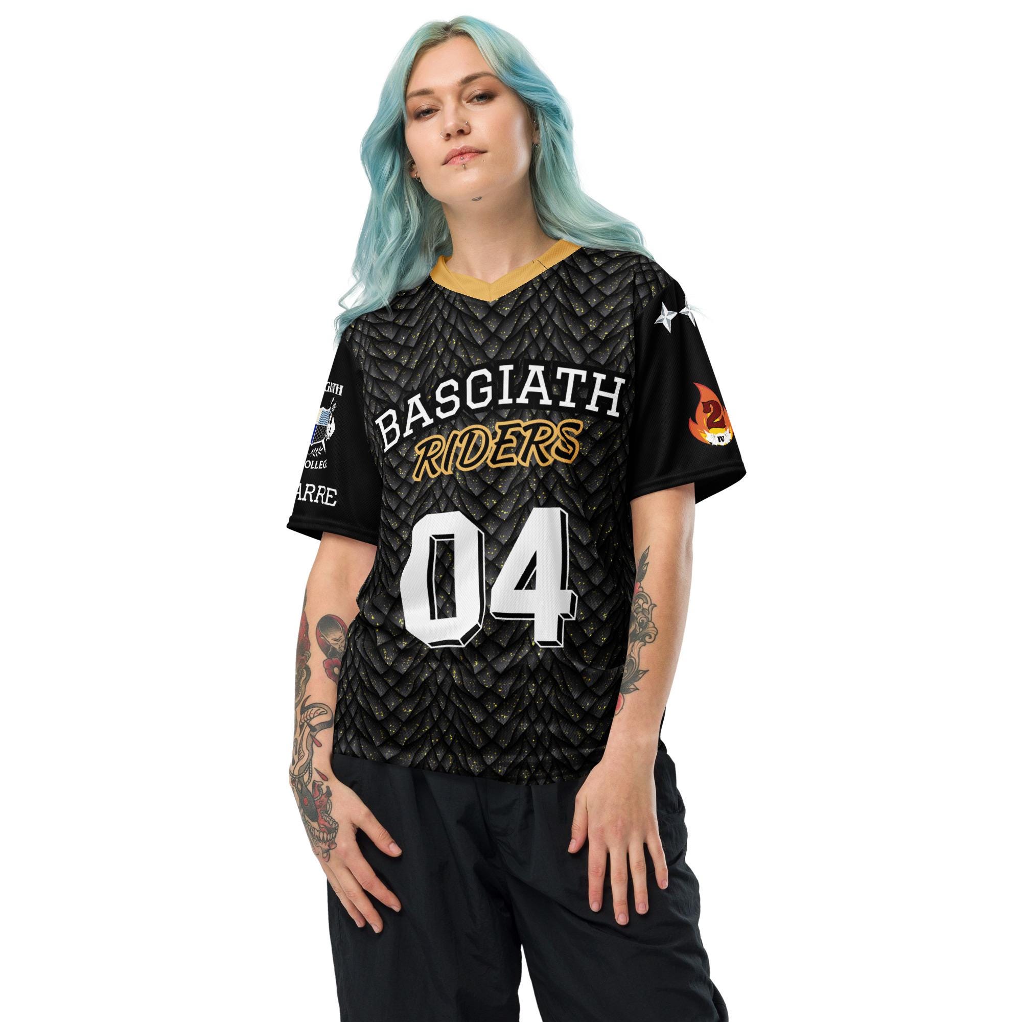 Fourth Wing Soccer Jersey, Basgiath Dragon Riders Quadrant Bookish