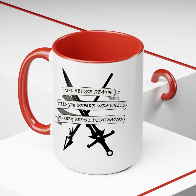 Stormlight Archive Mug, Radiant Oath Cup, Cosmere Merch, journey before destination, bridge four image 7