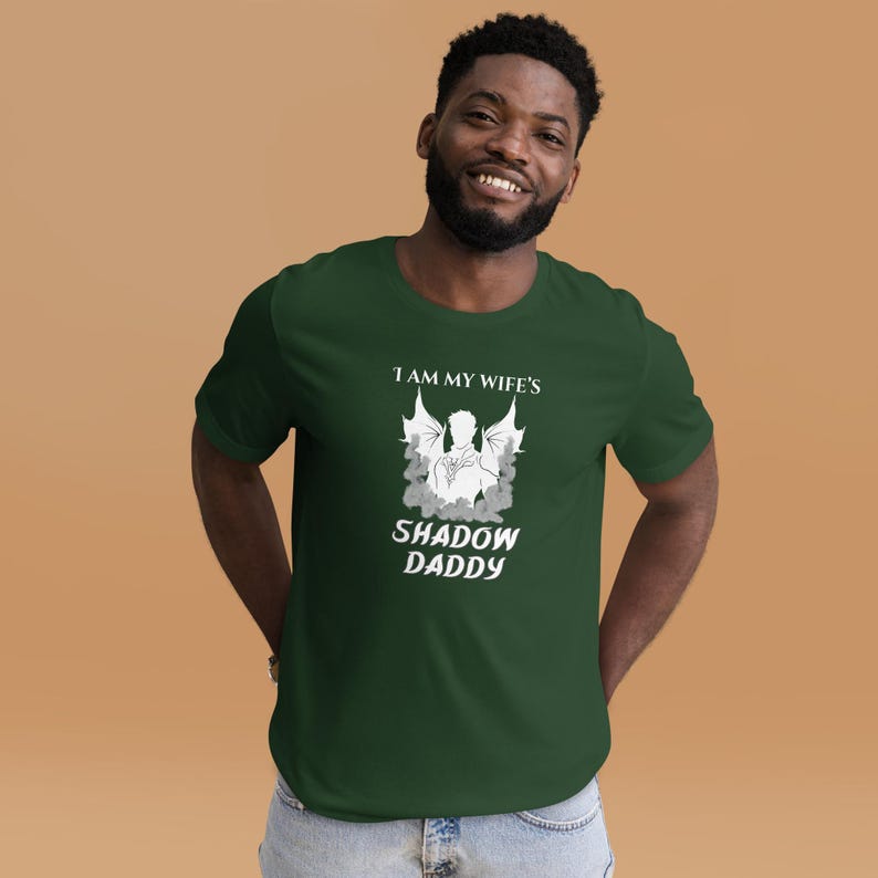 Shadow Daddy shirt, Book shirt for Husband, Fantasy Romance Tee, Fae Lord Warrior t-shirt, book lover gift, Romantasy Booktok gift