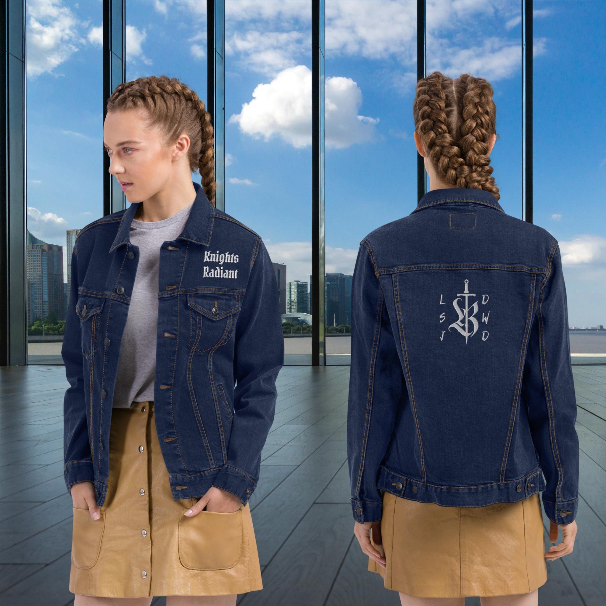 Stormlight Archive Jean Jacket, Subtle First Ideal Oath Stormlight Archive Jean Jacket, Subtle First Ideal Oath