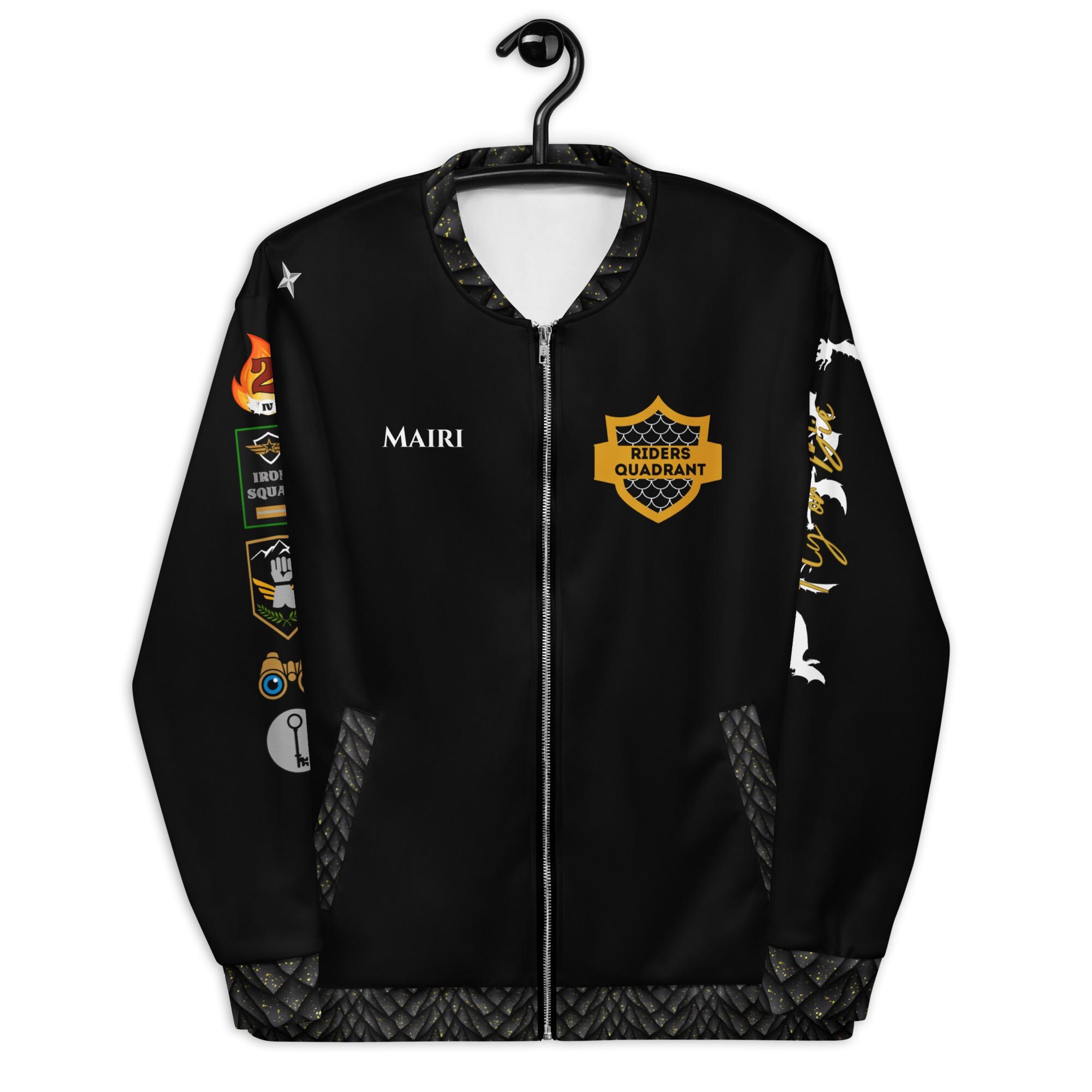Fourth Wing Liam Mairi Flight Jacket, Basgiath Dragon Rider