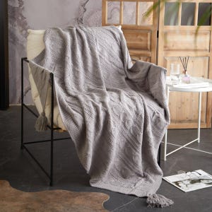 Jorja Knitted Throw Blanket