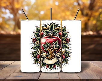 Personalized Teacher Tumbler Wrap 20 Oz Skinny Tumbler Sublimation Design Design Digital download PNG DIGITAL ONLY Educators