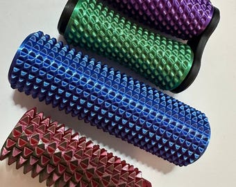 3D Printed Spiky Cylinder Fidget Keychain: Stress Relief Sensory Toy