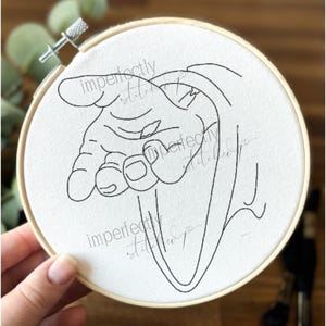 Jesus Reaches Out | Beginner Embroidery PDF Pattern | Minimalist Christian Embroidery Patterns for Beginners | Instant Digital Download |