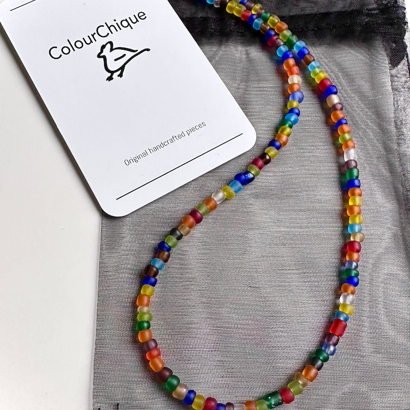Tube Bead Necklace - Etsy Australia