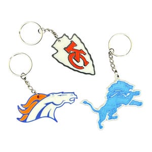 NFL Football Team Keychains