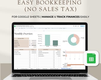 Small Business Bookkeeping Template: Easy Income & Expense Tracker (Google Sheets)
