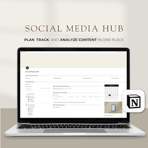 Ultimate Notion Content Planner and Calendar Social Media Planning Template Content Creation Planner Notion Dashboard