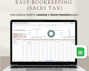 Small Business Bookkeeping Template: Income & Expense Tracker (Google Sheets)
