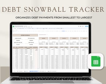 Debt Payoff Tracker Debt Snowball Tracker Debt Calculator Google Sheets Credit Card Loan Payoff Debt Free Planner Credit Utilization Rate