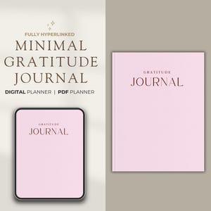 Digital Gratitude Journal Daily Gratitude Journal for iPad GoodNotes Digital Journal Self Care & Mindfulness Journal Mental Health Journal