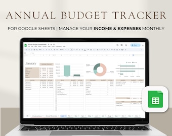 Feuille de calcul du budget annuel : feuilles de calcul Google et modèle Excel