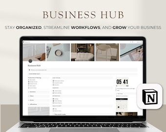 Notion Template Business Planner Notion Business Template Notion Calendar Google Notion Small Business Notion Freelance Notion Planner