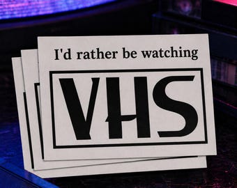 VHS Retro Sticker