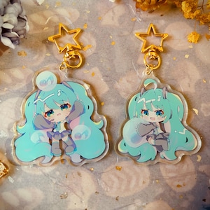 Project Sekai－A Pair of  Hatsune Miku Keychains / Charms／Doujin Merch
