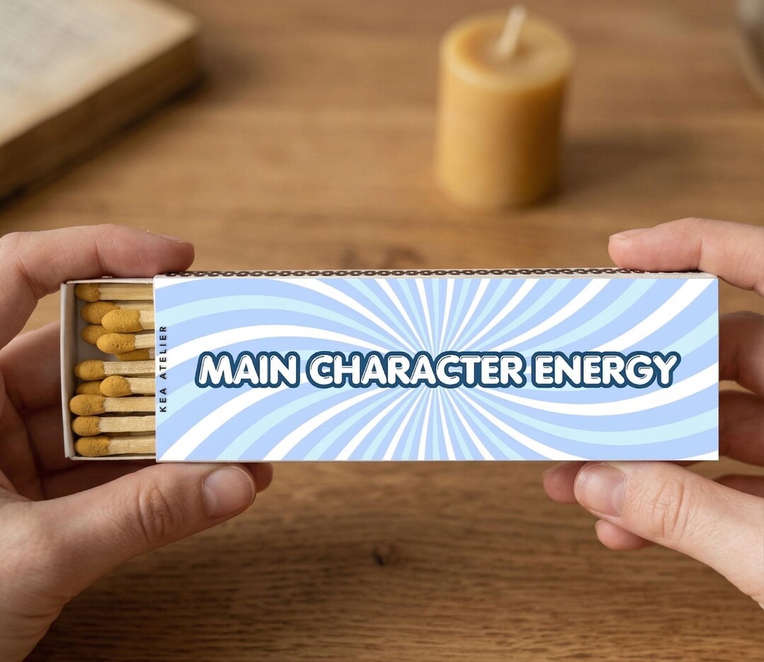 Custom Matchboxes – Main Character Energy, Funny Sarcastic Decor (12 ...