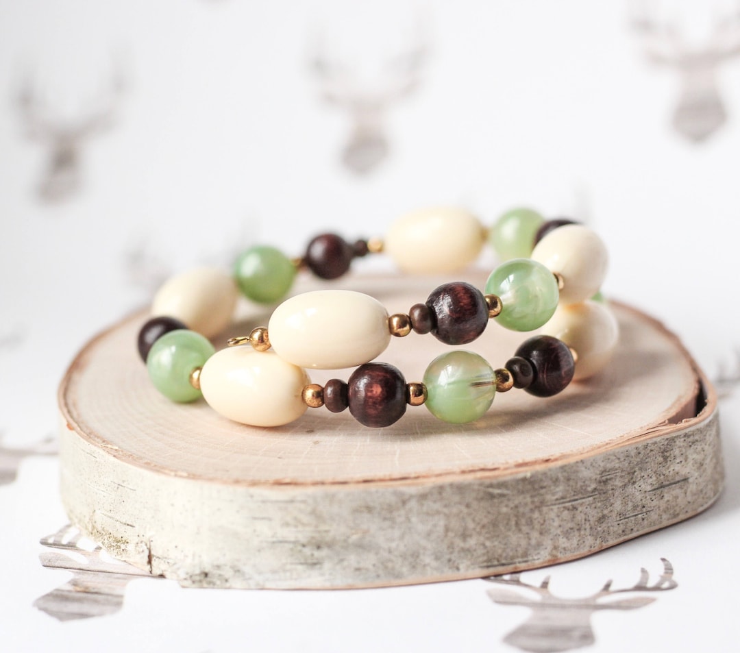 BRACCIALETTI RIGIDI IN FILO E PERLINE – Cuore d'oriente