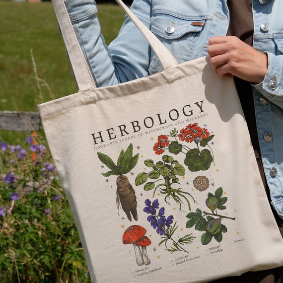 Herbology Plants Tote Bag Herbology Bag Gift for Plant Lover Etsy