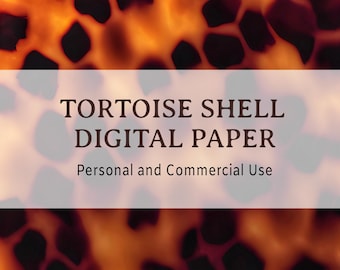 Tortoise Shell Digital Paper 4, Digital Download