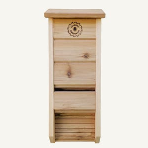 Handcrafted BC Cedar Bat House: Natural Mosquito Control, Wildlife Habitat
