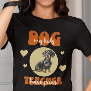 Dachshund Shirt, Weiner Dog, Hot Dog, Funny Teacher Shirt, Veterinarian Gift, Vet Tech Gift, Dog Owner Gift, Dog Teacher Unisex T-shirt
