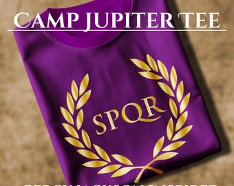 Camp Jupiter SPQR Tee — Percy Jackson Roman Demigod Shirt | Legion Cosplay Fan Gift