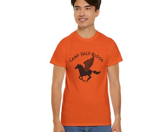Camp Half-Blood Tee - Orange Greek Mythology T-Shirt