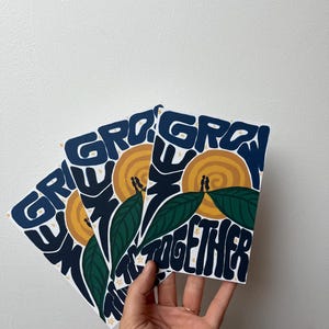 we grow together | kunstdruck | digital print | A6 A5 A4