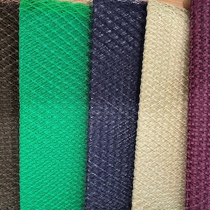 1/2 yard any color French netting fabric - 9 inch wide -  for  craft projects, veils, headbands