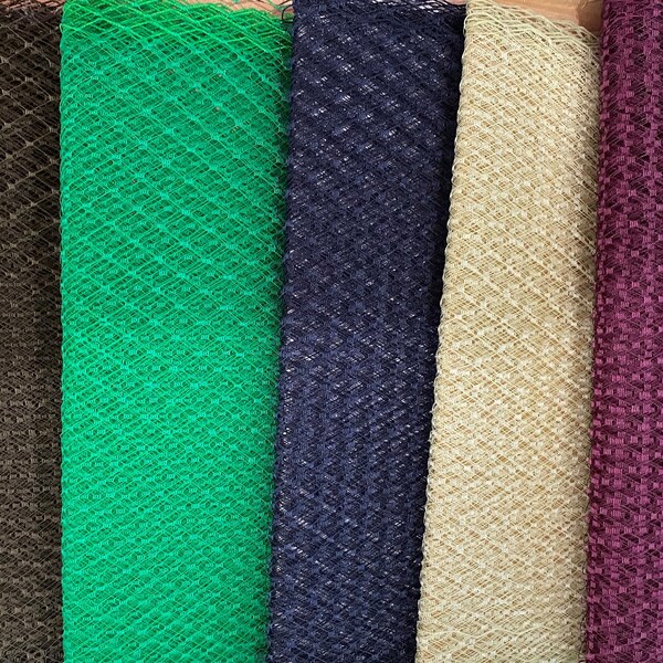 1/2 yard any color French netting fabric - 9 inch wide -  for  craft projects, veils, headbands