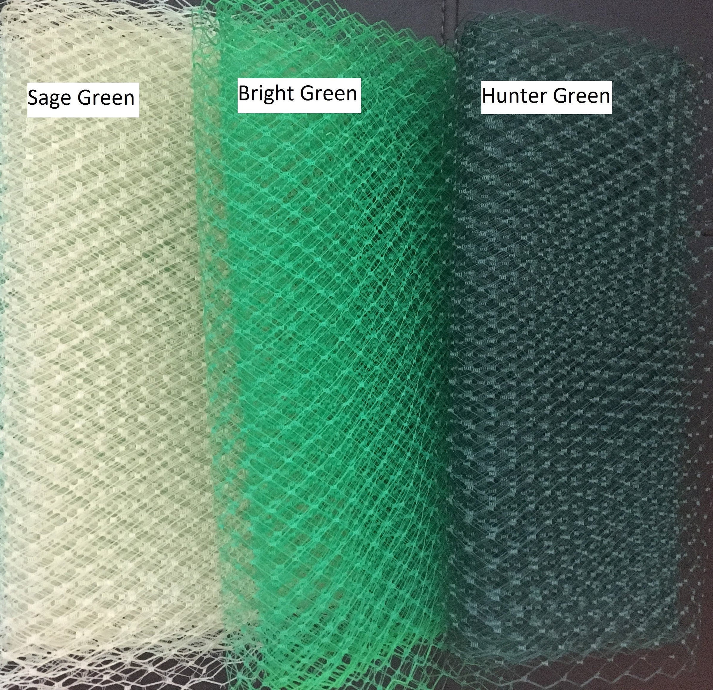 1/2 yard any color French netting fabric 9 inch wide for Etsy