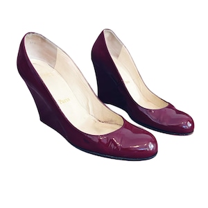 Louboutin burgundy