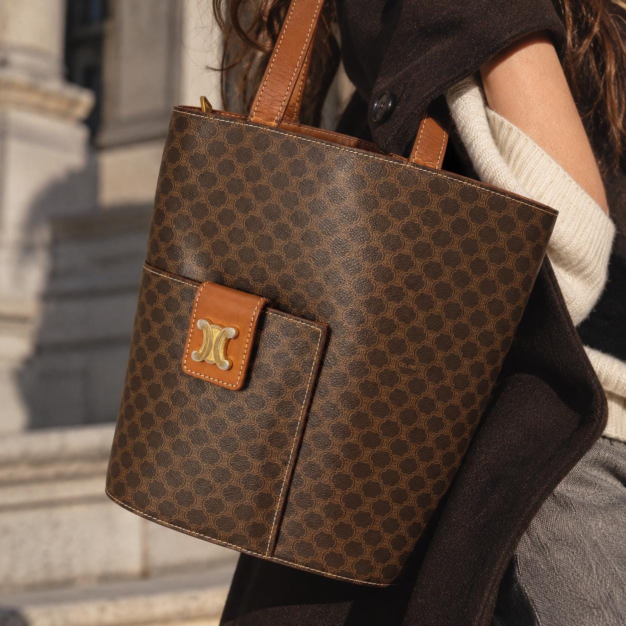 Celine Macadam Tote Bag - Etsy