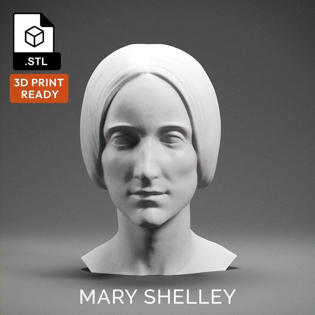 Mary Shelley 3D Model - High Quality STL File for 3D Printing - 3D ...