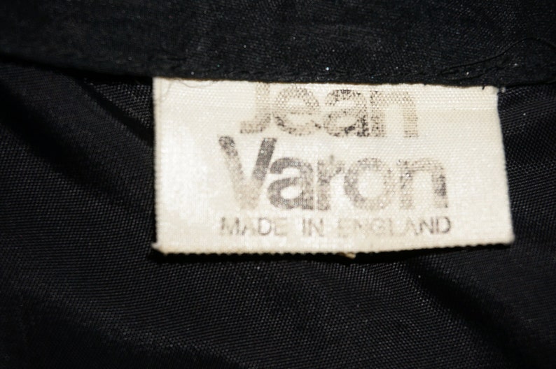 ON SALE 1970s Jean Varon Black Chiffon Dress | Etsy