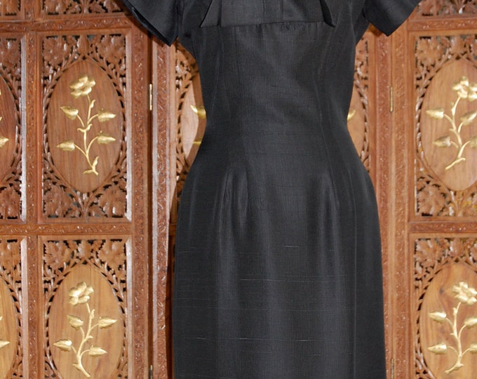 Cotton Knit Pull on Skirt in Deep Ocean Blue