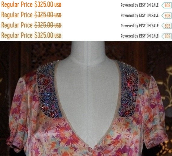 ON SALE Vintage 1970s Glam Rock Dress with Ruffle… - image 2