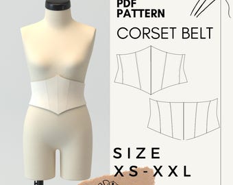 Wzorzec szycia pasa gorsetowego