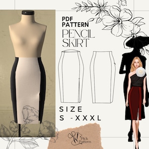 Pencil Skirt Sewing Pattern
