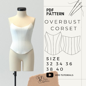 Overbust Corset Sewing Pattern
