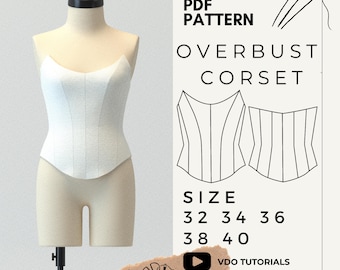Wzorzec szycia gorsetu overbust