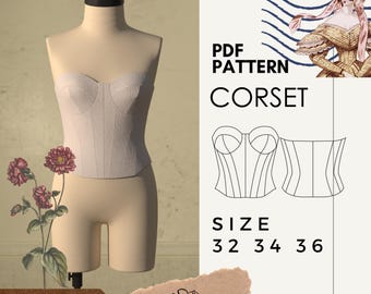 Wzorzec szycia gorsetu